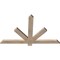 Ekena Millwork Kennewick Smooth Timber Gable Bracket, Douglas Fir, 48"W x 30"H x 1 1/2"D x 3 1/2"F, 15/12 Pitch GBW048X30X0204KEN00SDF - alternate 2